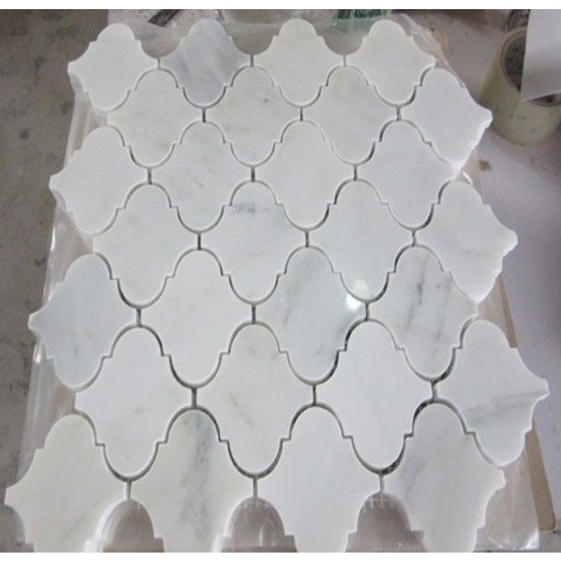 Bianco Venato Marble Mosaic Tiles