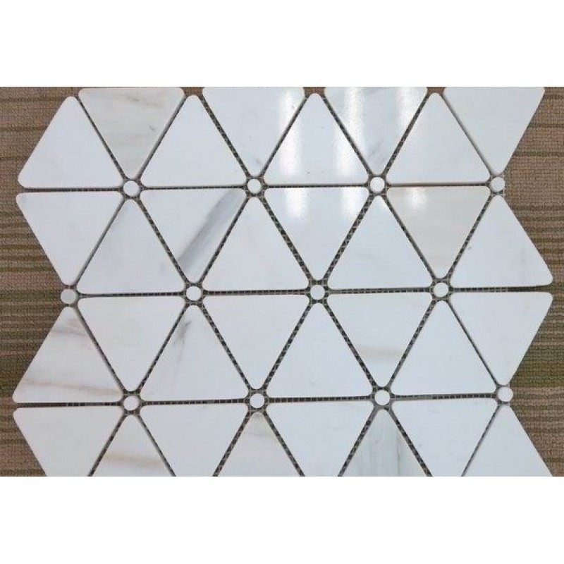 Waterjet Marble Mosaic Backsplash Tile