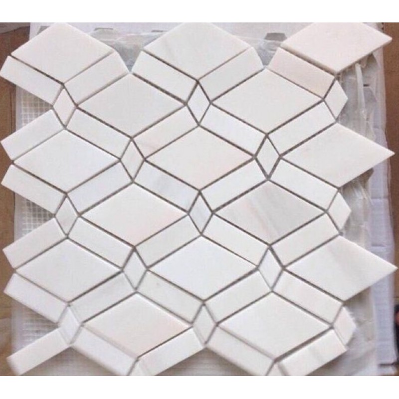 Kitchen Wall Tile Marble Hexagon Mosaic