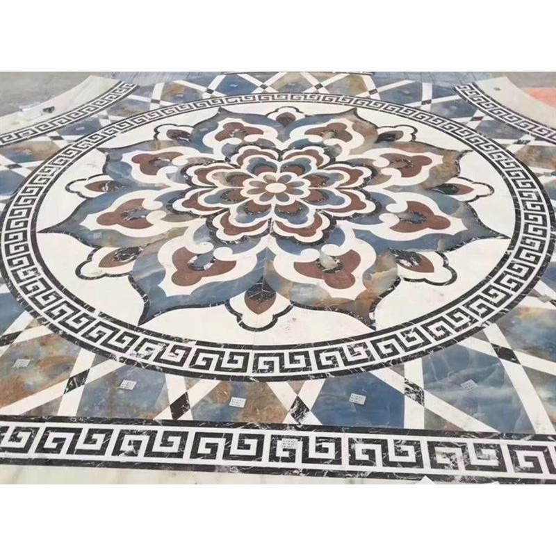 Marble Medallion Floor Inlay