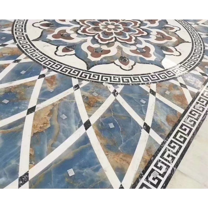 Marble Medallion Floor Inlay