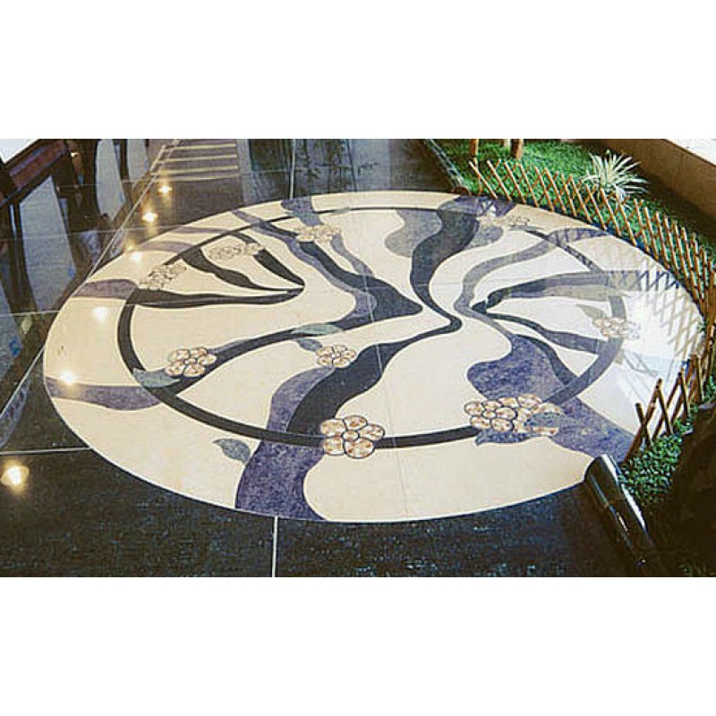 Modern Designed Round Floor Mosaic Medallion