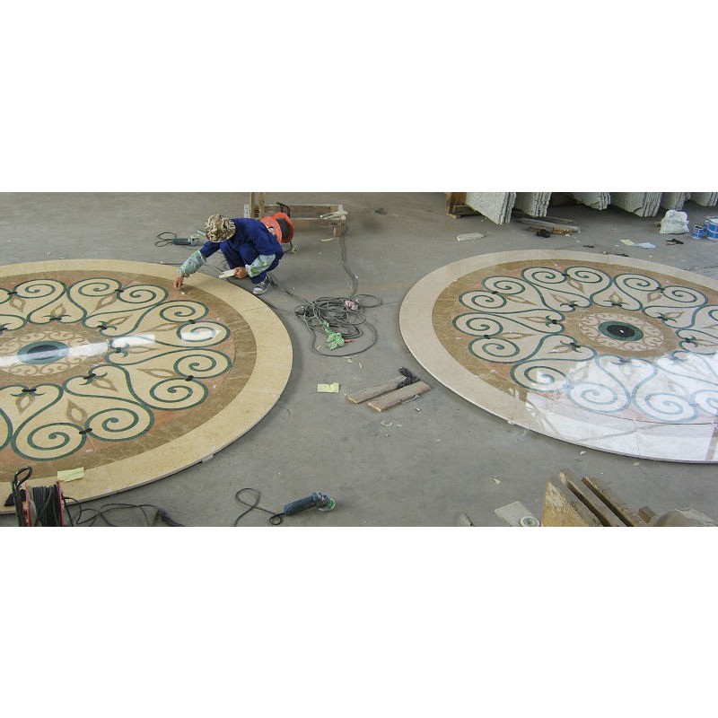 Marble Floor Medallion Tiles