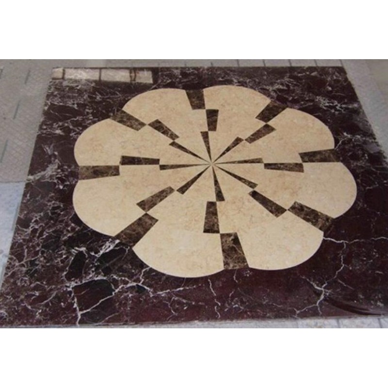 Cheap Price Water Jet Marble Floor Tiles