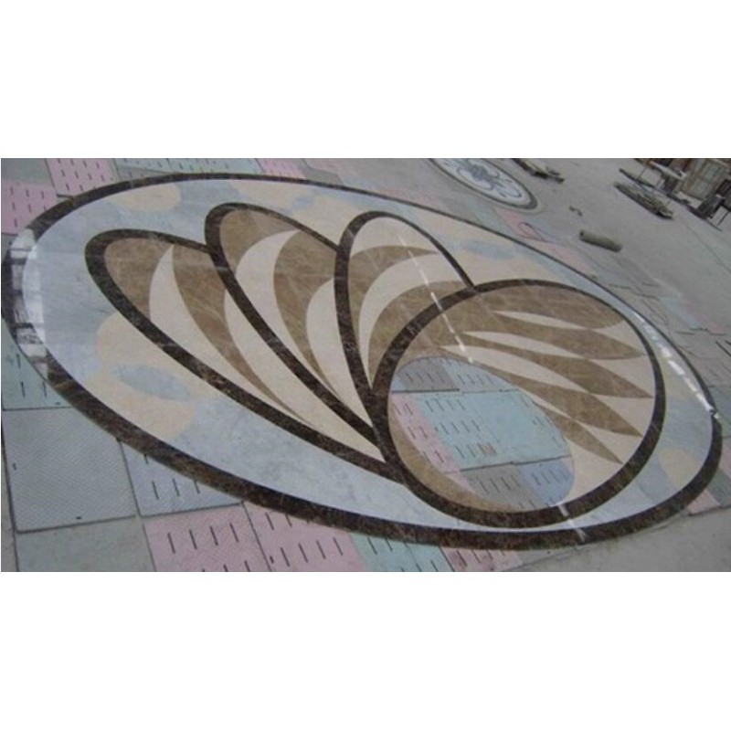 Cheap Price Water Jet Marble Floor Tiles