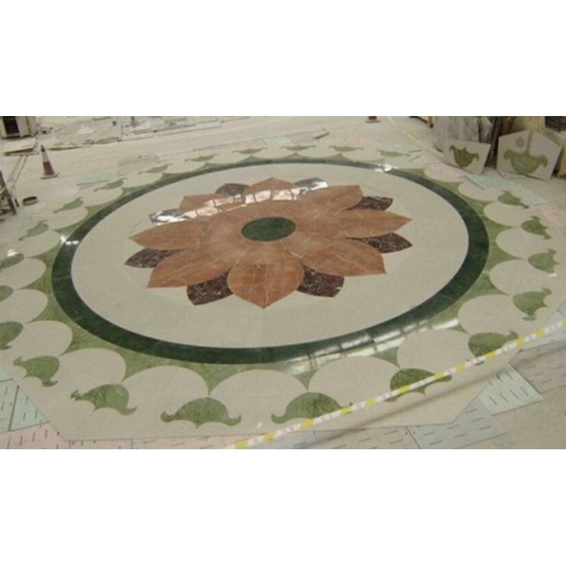 Cheap Price Water Jet Marble Floor Tiles