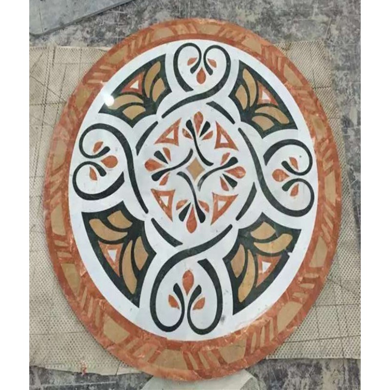 Water Jet Marble Decorative Medallion Tiles