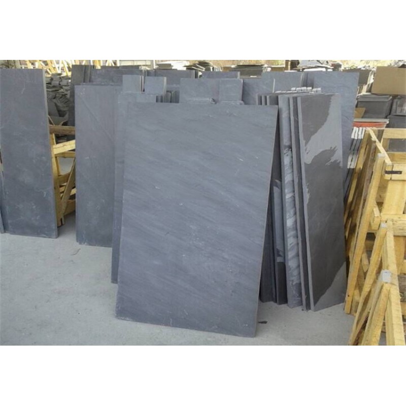 Natural Black Slate Swimming Pool Paving Tiles