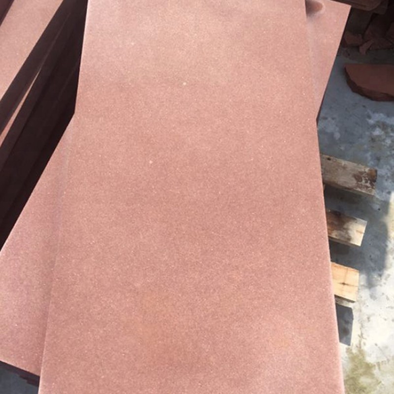 Natural Red Honed Sandstone Tile