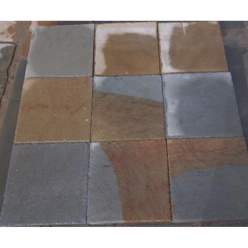 Grey Yellow Color Sandstone For Paving