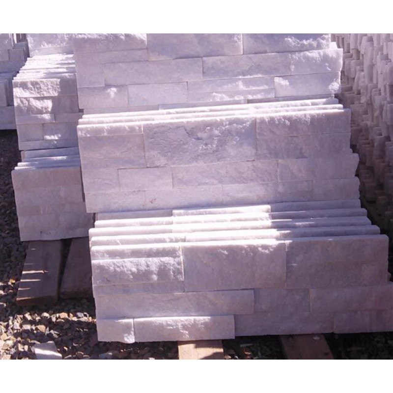 White Slate Cultural Stone Exterior Wall Veneer Stacked Stone Tile