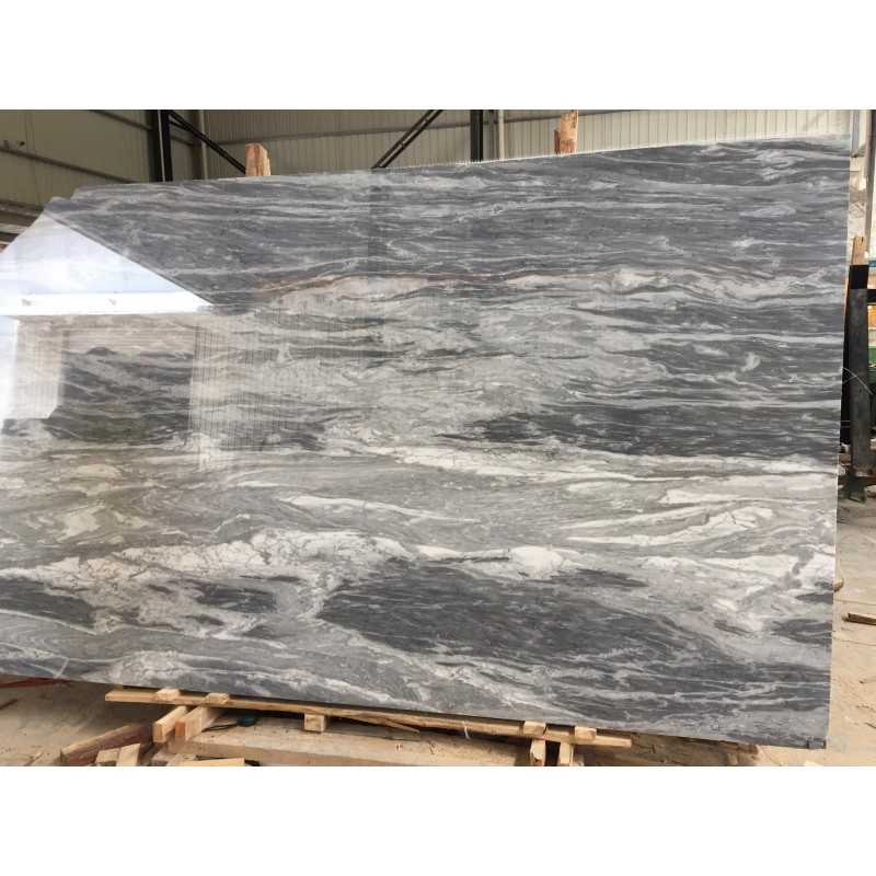 18 MM Thickness Polished Bing Grey Marble Floor Tiles