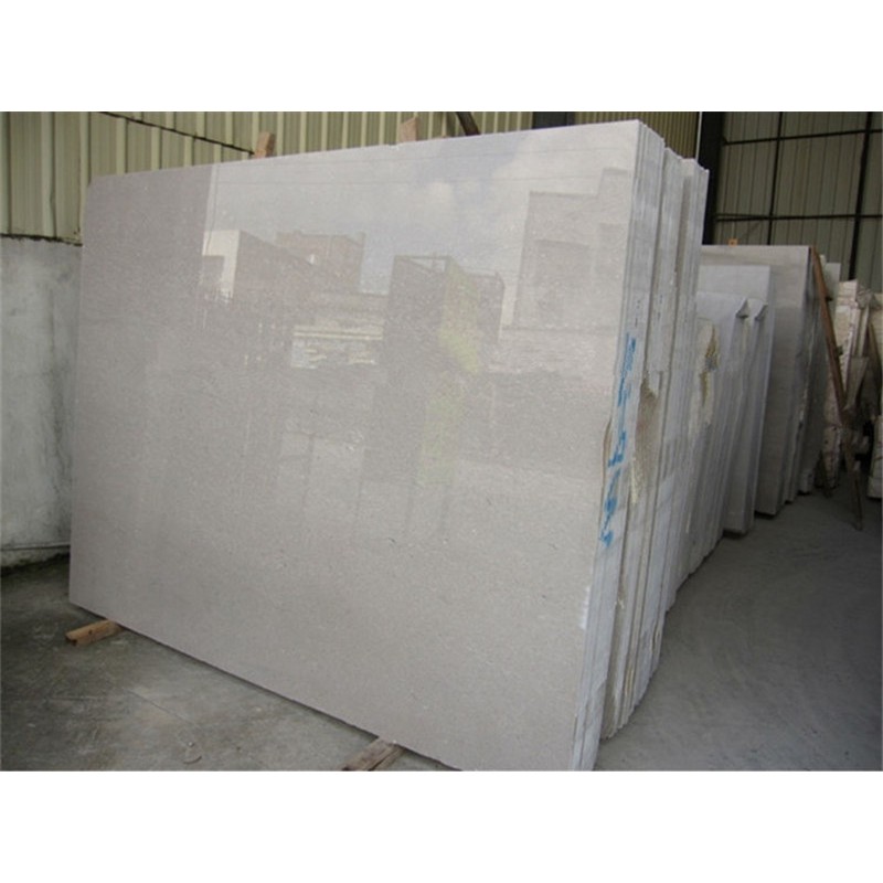 High Polished China Pure Grey Marble Tile 2-3cm For Bathroom Decoration