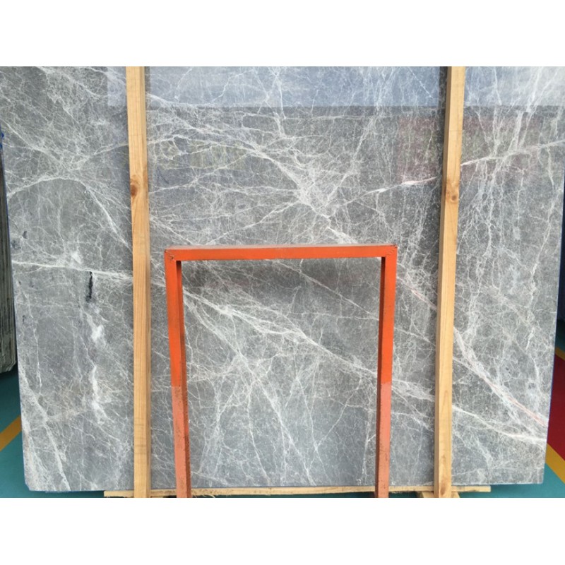 20 Years Supplier Natural Big Slabs Grey Marble For Indoor Floor And Wall Tiles