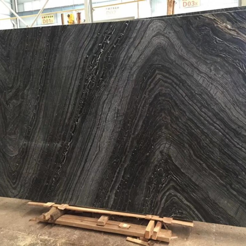 Wholesale Competitive Marble Slab Black Serpeggiante Marble Slab