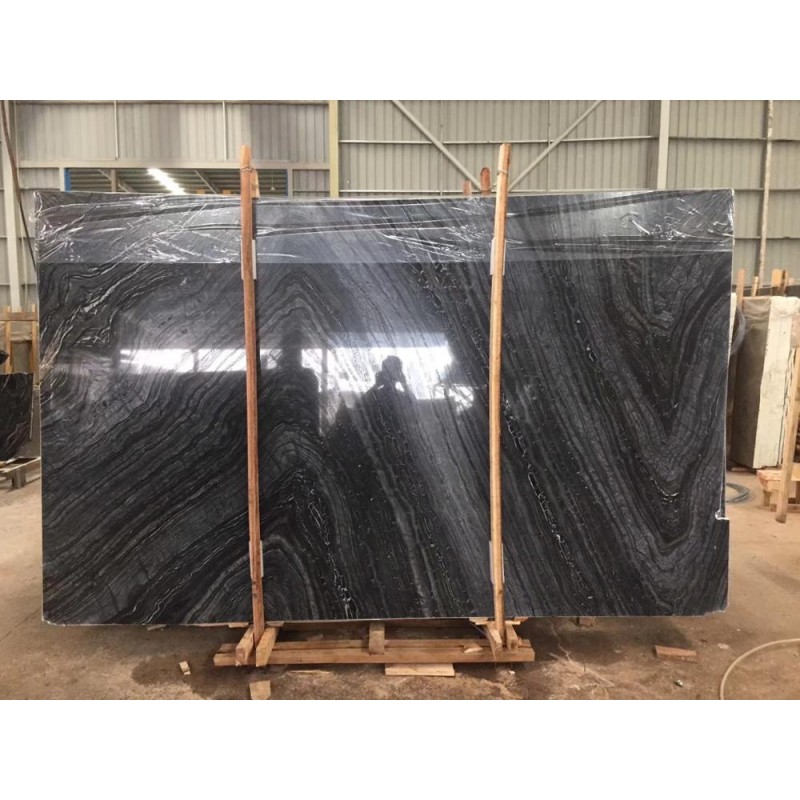 Wholesale Competitive Marble Slab Black Serpeggiante Marble Slab