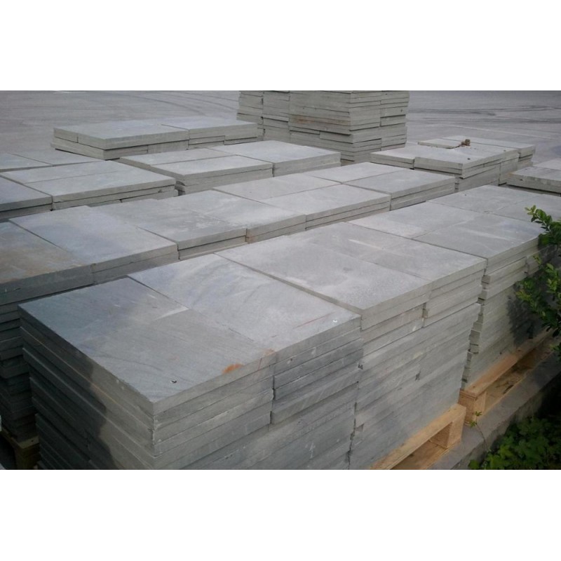 Limestone Bluestone Chunks 20X20X50CM Curbstone Sandblasted Surface