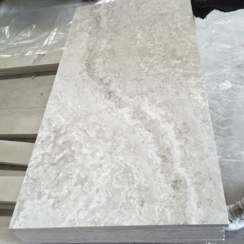 Bathroom Flooring Tiles Chinese White Wood Vein Marble