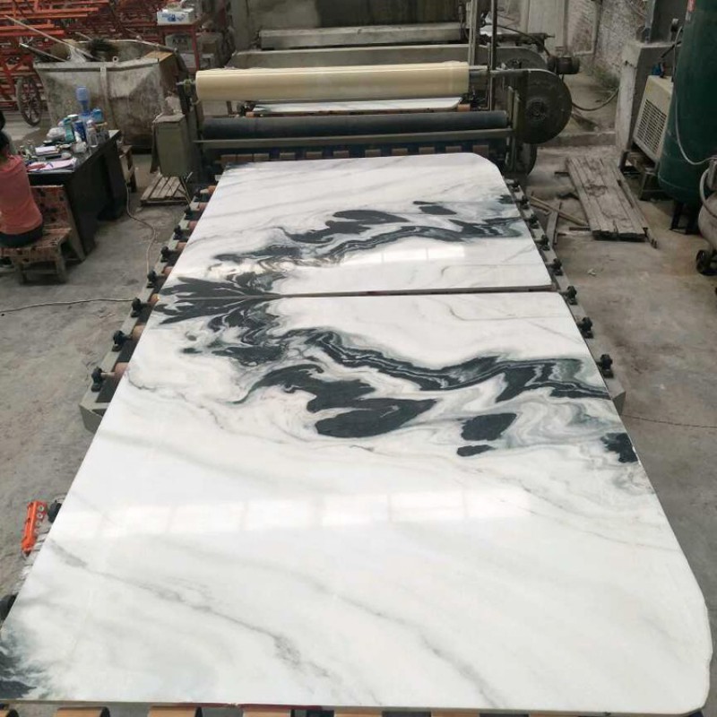 Chinese Cheap Natural Slab Panda White Marble Stone