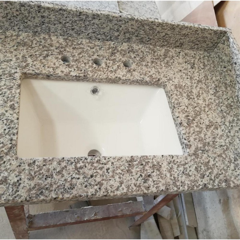 Chinese Granite Tiger Skin White Granite Countertp Vanity Top