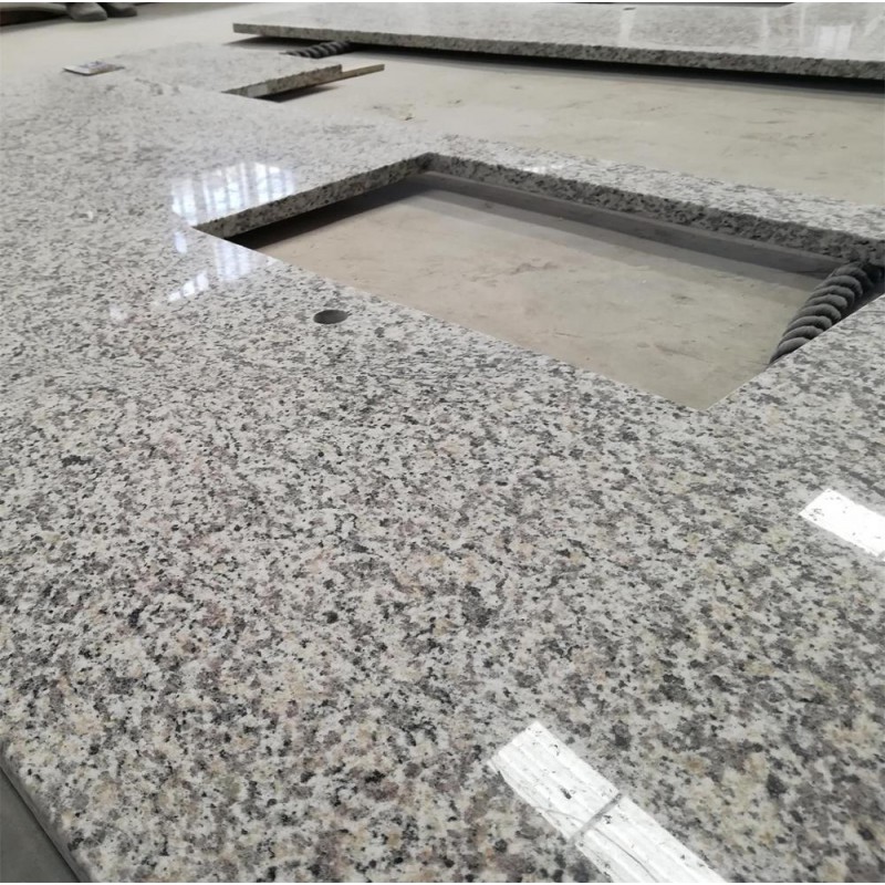 Chinese Granite Tiger Skin White Granite Countertp Vanity Top