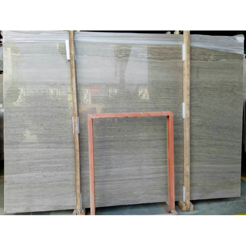 Chinese Natural Stone Vein Slab Coffee Wood Marble