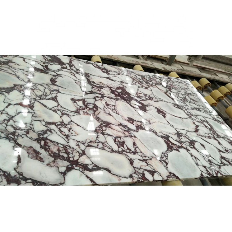 Italy Calacatta Viola White Marble Purple Vein Slabs Price