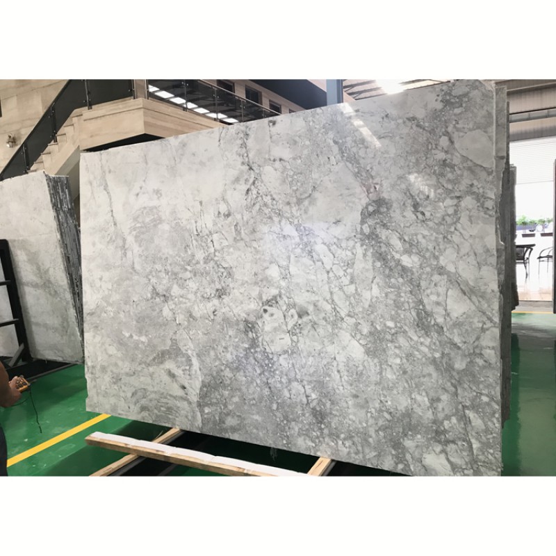 Super White Quartzite Marble Slab Price For Decoration