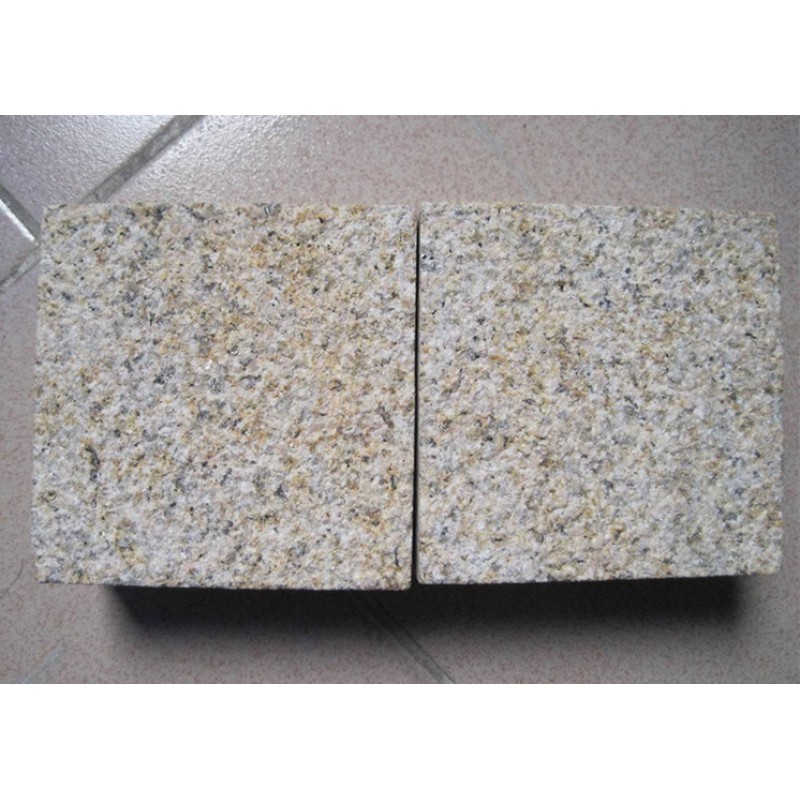 Cheap Driveway Paver G682 Granite Tiles Cube Paving Stone Outdoor For Sale