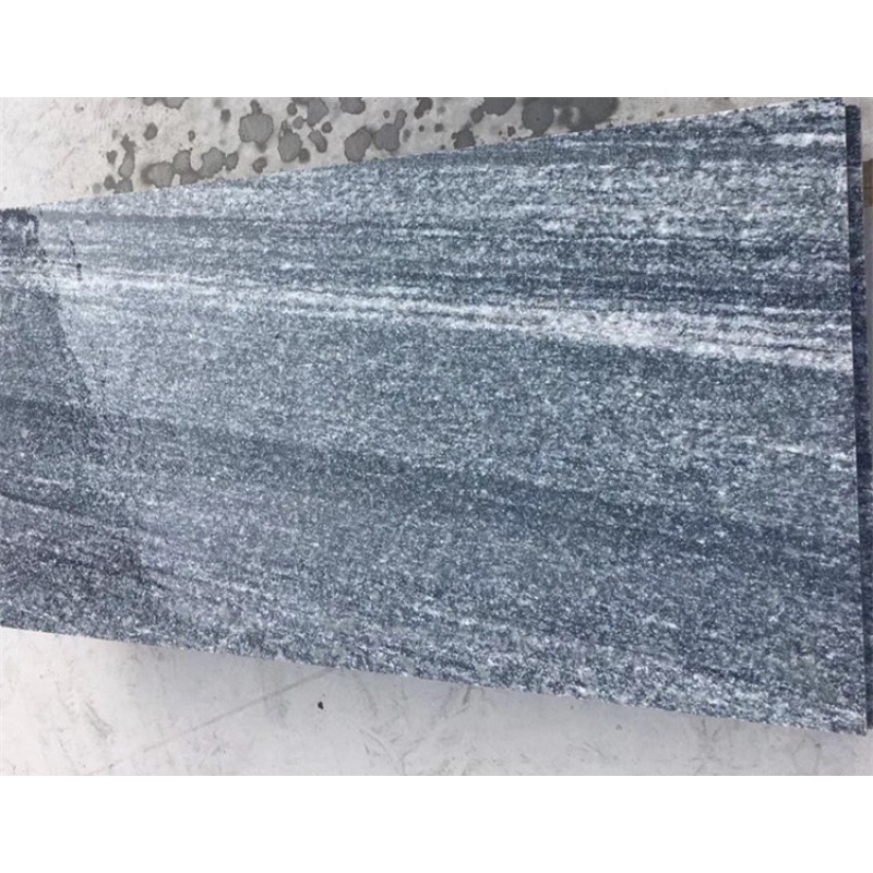 China Cheap Polished Nero Santiago Grey Granite Stone 18*26 Wall Coping Tile