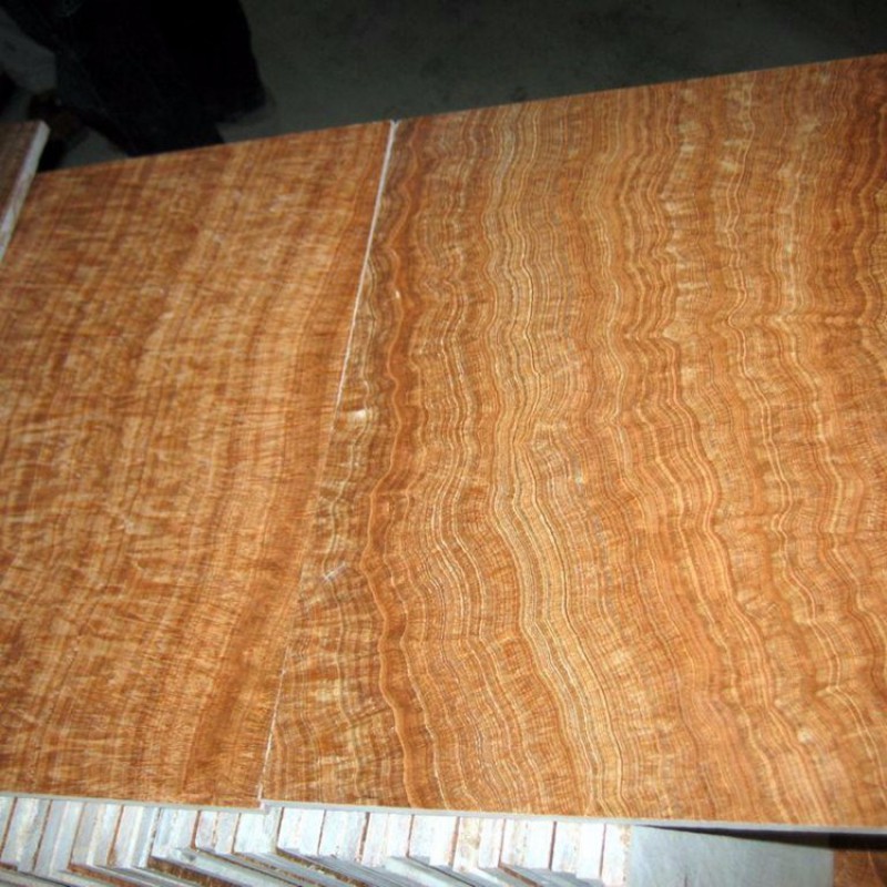 China Royal Wood Grain Thick Wood Marble Slab For Dining Table