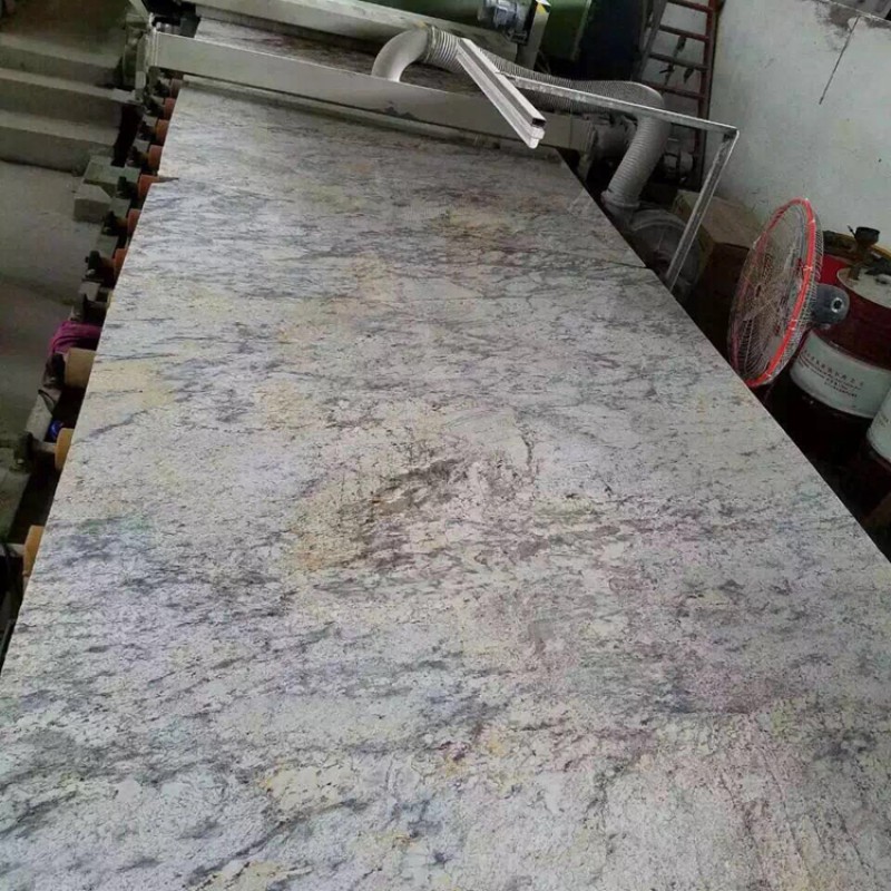 Factory High Polished South India Yellow River Granite Polished Slab Price