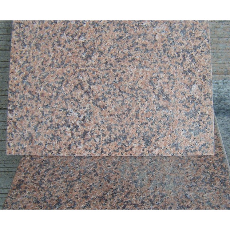 Factory In China Outdoor Popular Tianshan Red Color Granite Floor Tiles 400x400