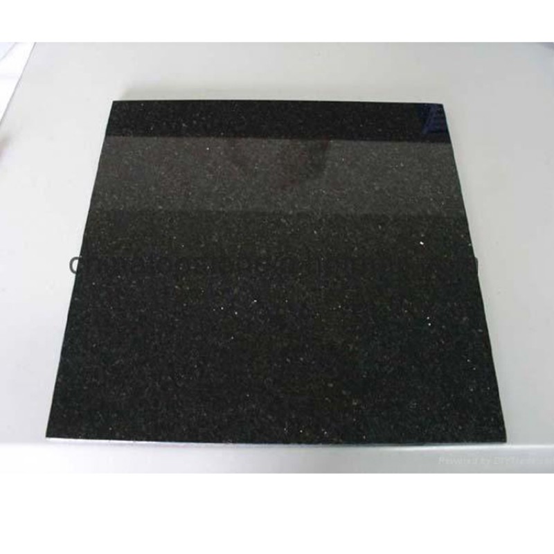 Great Quality Cheap Imported Indian Black Galaxy Granite Tiles 60*60 Price