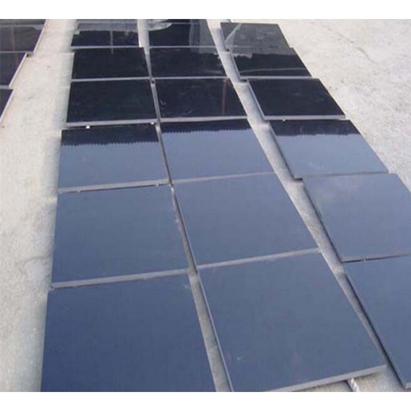 High Quality Polished Mongolian Absolute Black Granite