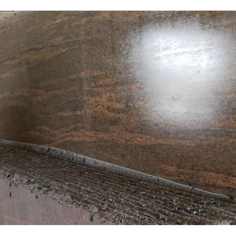 Wholesale China Unpolished California Red Granite Stone Wall Half Slabs Price