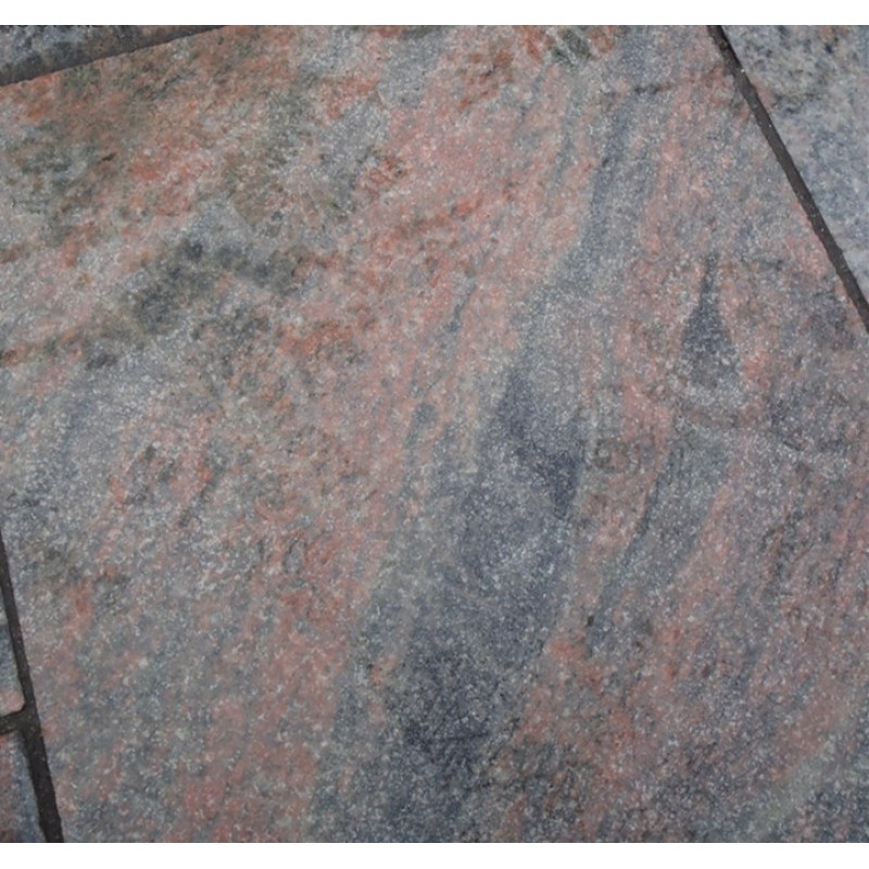 Wholesale Flamed New Multicolor Red Color Granite Stone Outdoor Floor Tiles