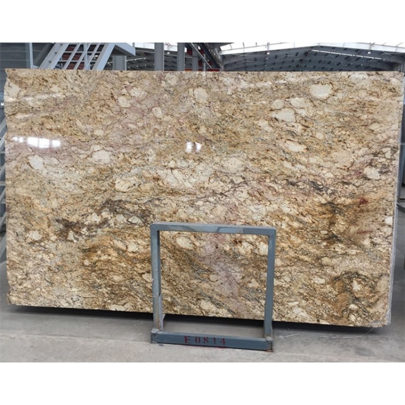 Wholesale Natural South Africa Gold Granite Stone Big Slab M2 Prices