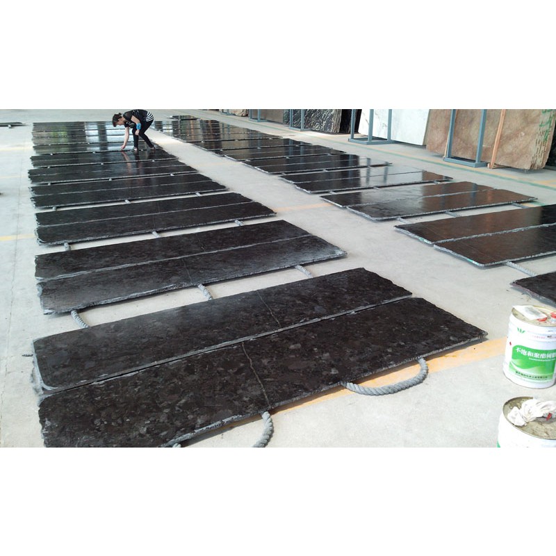 Wholesale Tile Slab Angola Star Galaxy Stone Antique Brown Granite