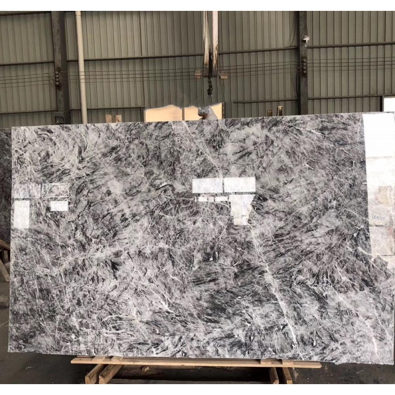 Brazil Snow Fox White Marble With Black Veins For Indoor Luxury Decoration Wall&floor Tile Countertop