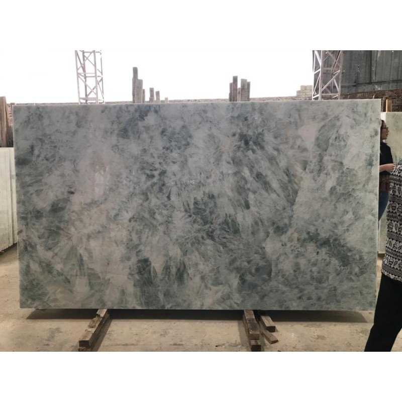 China Manufacturer Own Quarry Blue Color Onyx Block Stone Marble