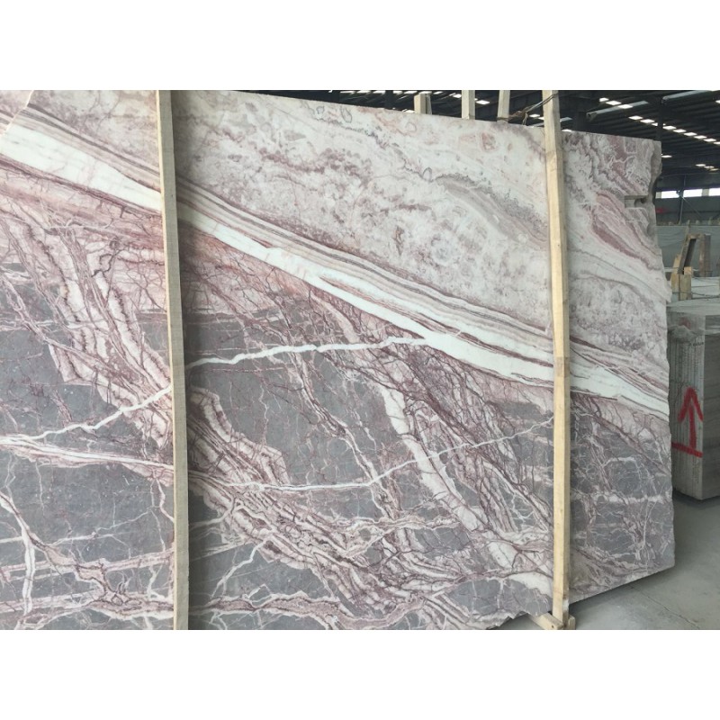 Chinese Cream Rose Pink Or Light Red Marble