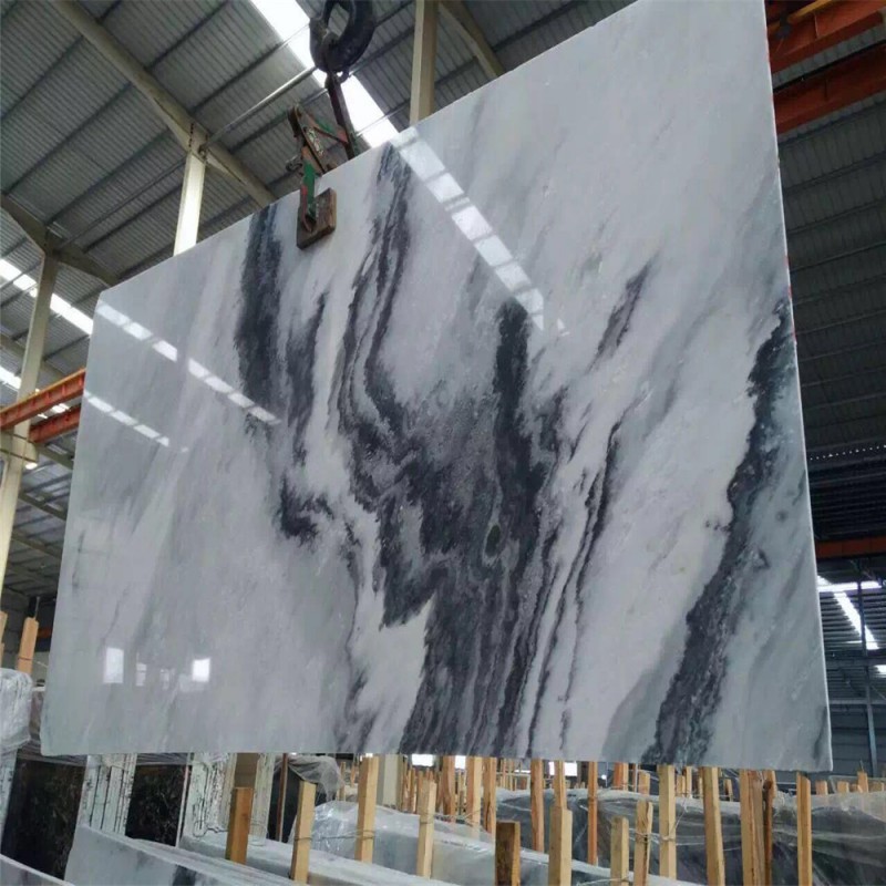 Cloudy Mist Guangxi China Cararra White Marble