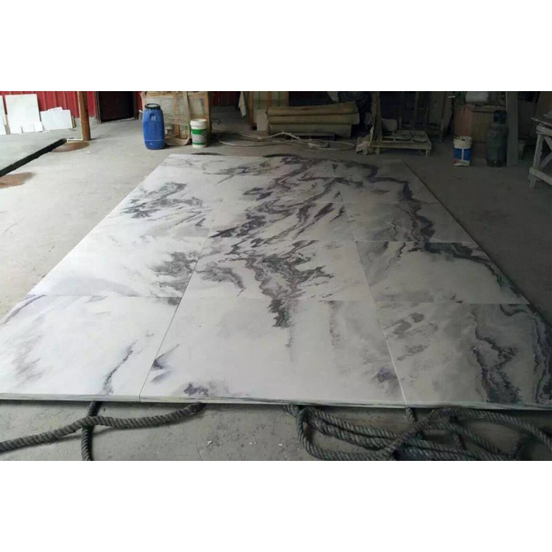 Cloudy Mist Guangxi China Cararra White Marble