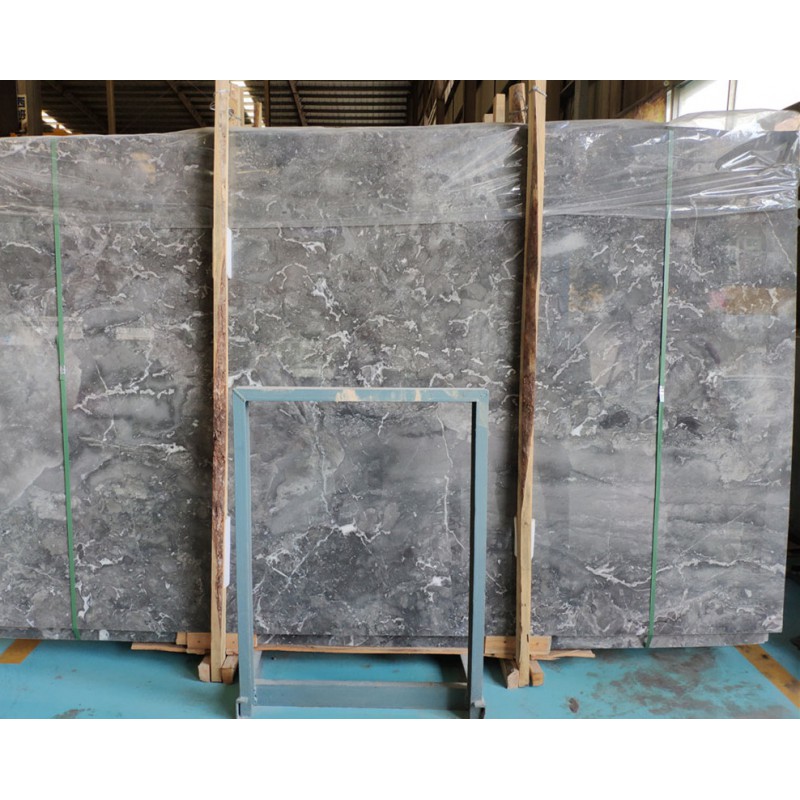 Floor Romantic Ash Grey Marble, Wall Hunan Sesame Grey Marble, Romanesque Gray Marble For Villa Project