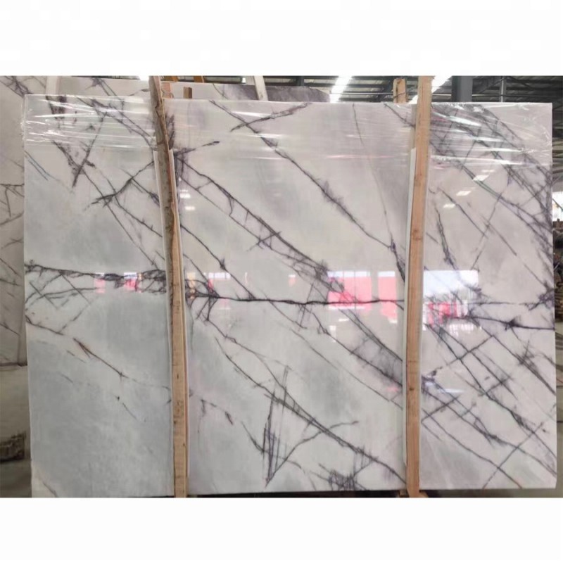 High Grade Slab Bianco Milas Lilac Marble For Floor/Wall Design