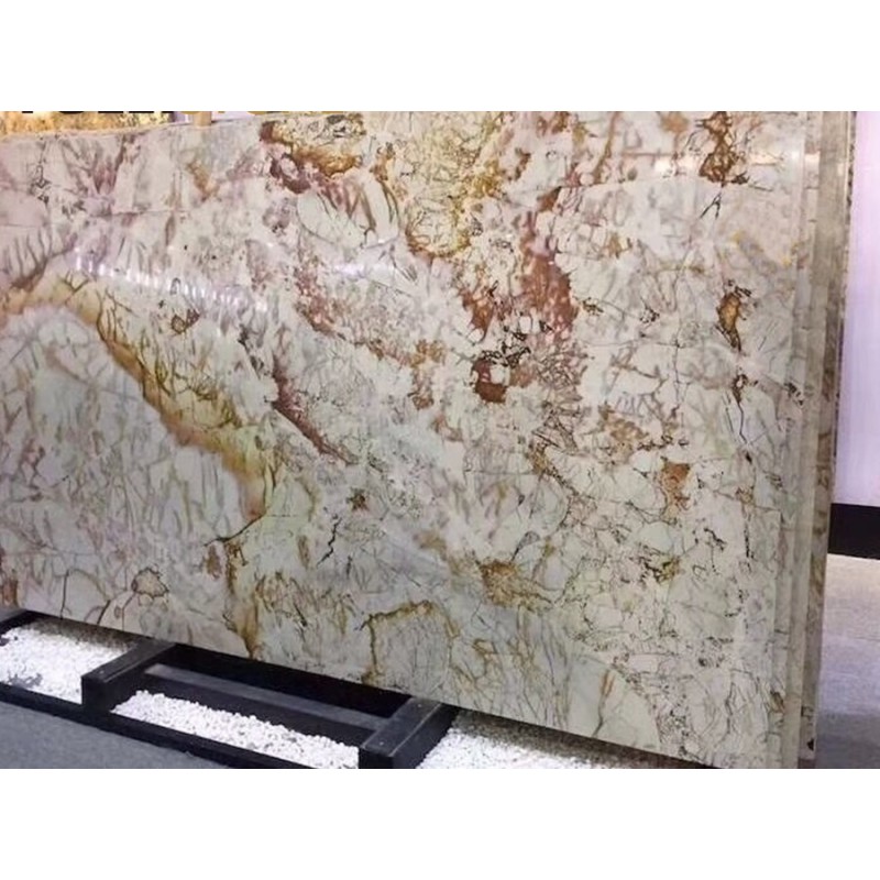 Brazil Natural Romartio Yellow Granite Wall Stone Decoration From Quarries