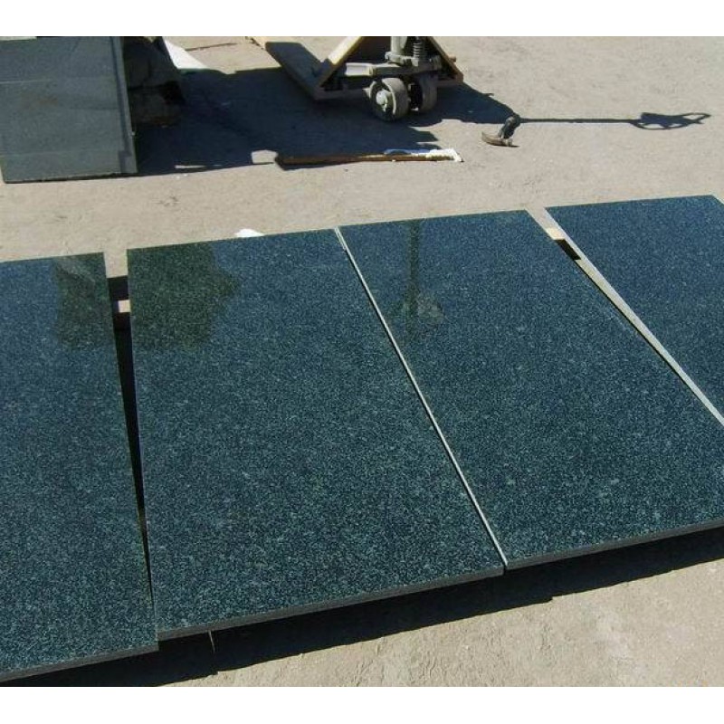 China Forest Green Granite Slab Tile