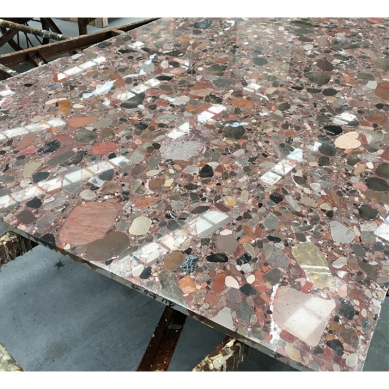 Colorful Chinese Rain Flower Granite Natural Stone For Decoration