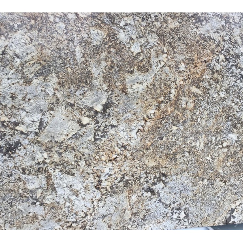 Good Quality Natural Crystal Yellow Granite Slab